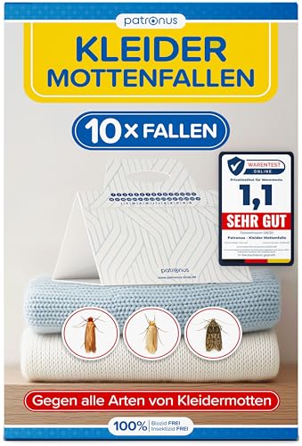 Patronus Kleidermottenfalle, 10 Stück