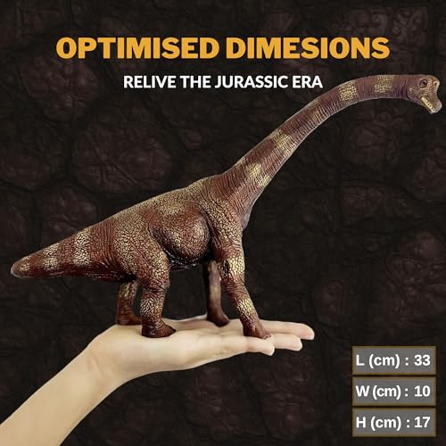 Image of Brachiosaurus Toy Dinosaur Action Figure, Realistic Brachiosourus Big Dinosaurs Toys for Kids, Brachiosaurus Dinosaur Toy for Play and Display, Jurassic Dino Toys for Boys & Girls (Brachiosaurus)