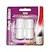LEG TIP VINYL WH 1"4PK