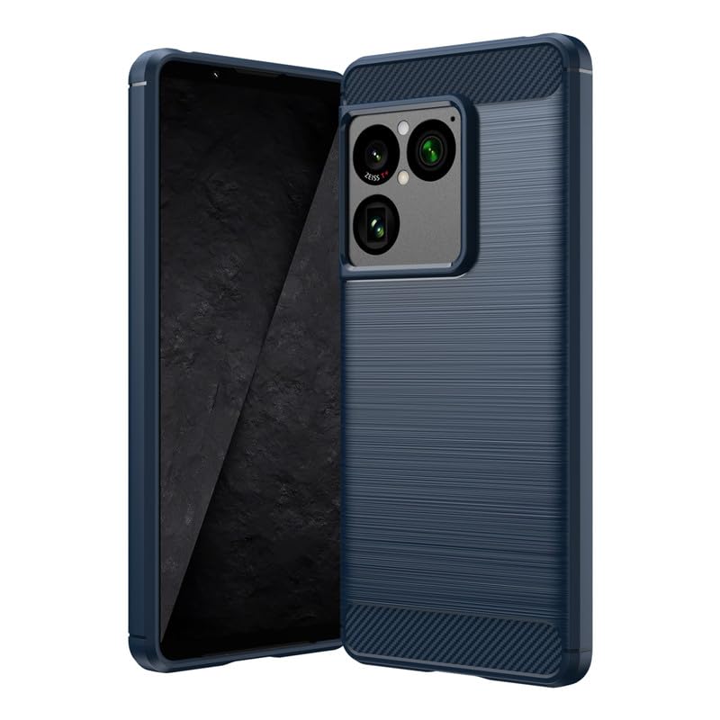 Image of Basic Case for Sony Xperia 1 VIII (Carbon Fibre Blue)