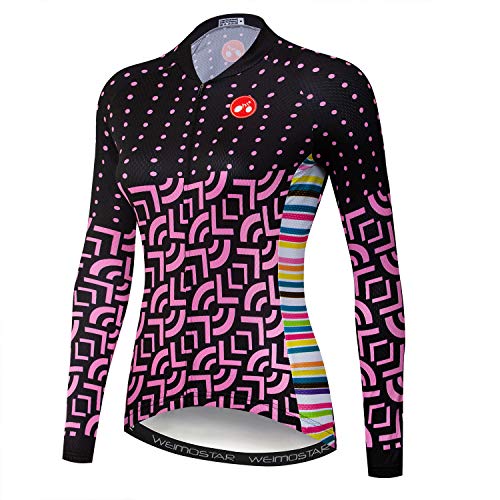 Women Cycling Jersey Long Sleeve Bicycle Biking Shirt Clothing Sport Tops