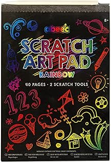 abeec Scratch Art Pads (Rainbow)
