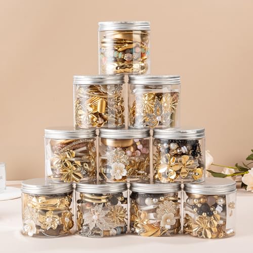 BHDJSHX Gold Jewelry Blind Box, Assorted Mystery Jewelry Set with Bangles, Rings, Brooches, and More (Gold) — view 5