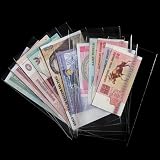 100 sztuk Bill Dollar z pudełkiem do przechowywania, przezroczystymi rękawami z papieru walutowego i uchwytami na banknoty kolekcjonerskie PN02