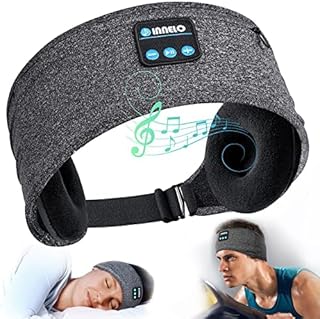 Sleep Headphones Wireless, Bluetaath Earbuds Sports Headband Noise Cancelling Eye Mask with Ultra-Thin HD Stereo Speakers & Ear Cup & Adjustable Strap, Perfect for Sleeping Workout Jogging Yoga Run