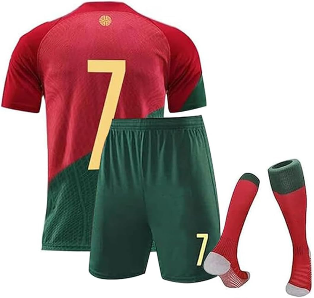Football Jersey, jersey 2022 Soccer Jersey, T-Shirt Boys Kids Youth Jersey Socks Soccer Shirt Kit Set