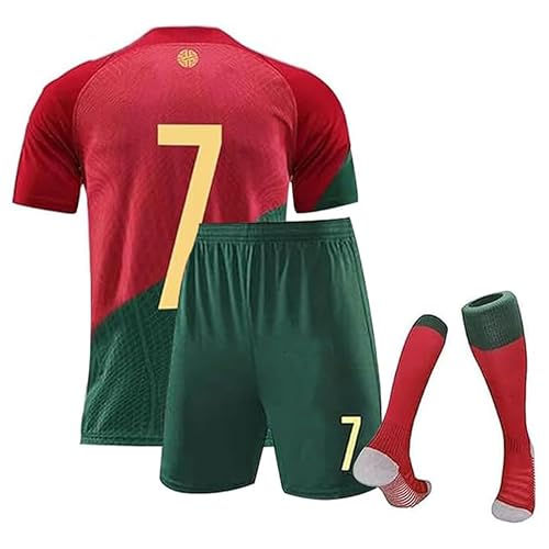 HOMPAY Football Jersey, jersey 2022 Soccer Jersey, T-Shirt Boys Kids Youth Jersey Socks Soccer Shirt Kit Set