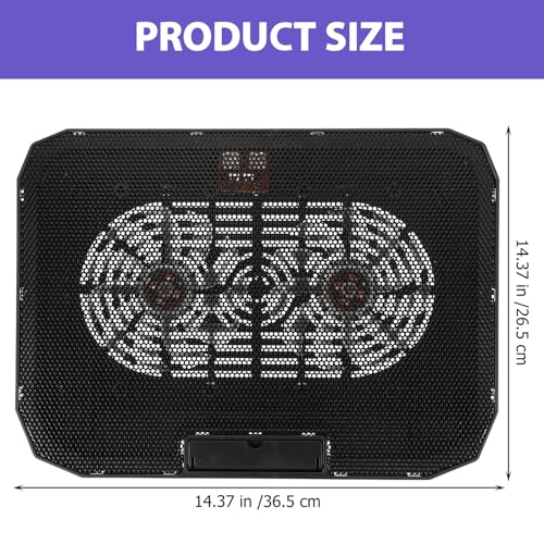 Base refrigerante plegable Alipis para laptop negra miniatura 2