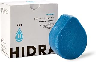 Shampoo sólido Nutritivo em barra 70g - Para limpeza suave e nutrição profunda - Hidratei Sólidos