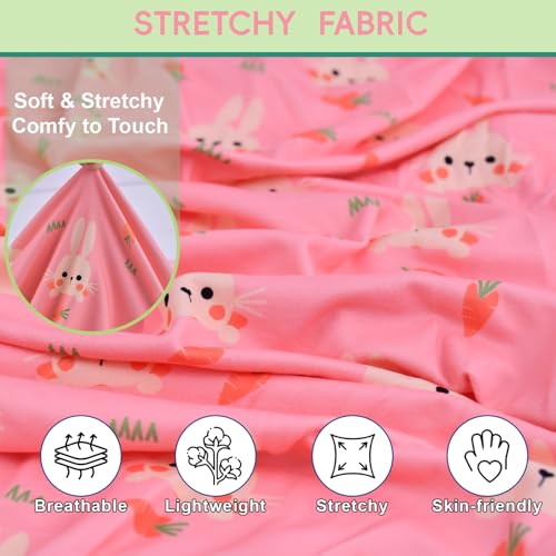 2-Pack Camisas de Perro con Patrones de Conejo y Zanahoria para Pascua miniatura 4