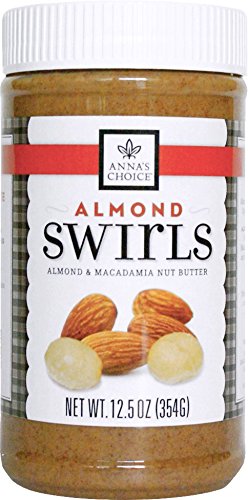 Anna's Choice Butter, Almond Swirls, Almond and Macadamia Nut, 12.5 Ounce