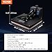 VEVOR Prensa de Calor Negro 406x510 mm Máquina de Sublimación Textil 1700 W Calentamiento Rápido Prensa de Calor por Transferencia por Sublimación Digital e Industrial para Camiseta Imagen de VEVOR Prensa de Calor Negro 406x510 mm Máquina de Sublimación Textil 1700 W Calentamiento Rápido Prensa de Calor por Transferencia por Sublimación Digital e Industrial para Camiseta