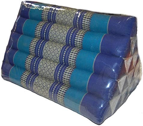 Triangle Pillow Dark Blue Wheat