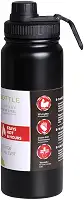 Garrafa de Água Térmica Inox 800ml Esportiva com Alça Parede Dupla Isolada a Vácuo Antivazamento Garrafinha Academia Fitness Corrida Esportes Escritório – Premium