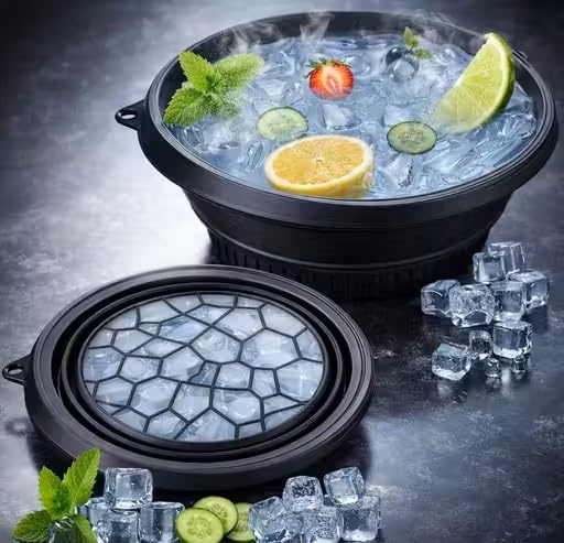 Portable Silicone Ice Bath Cup | Facial Ice Therapy Tool for Daily Skin Care