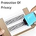 TopHomer 2 Pcs Identity Protection Roller Stamp Small Identity Theft Protection Stamp Anti-Theft Cover Applicator, for Bank Statements, Tax Information, Postcards(Green)