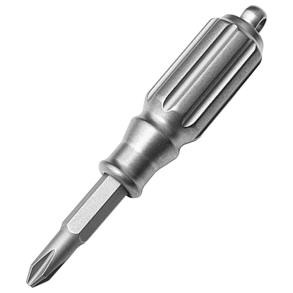 Rersduyt Titanium Mini Screwdriver Keychain-Portable&Magnetic Mini Screwdriver,Perfect For On-The-Go Applications And Quick Fixes