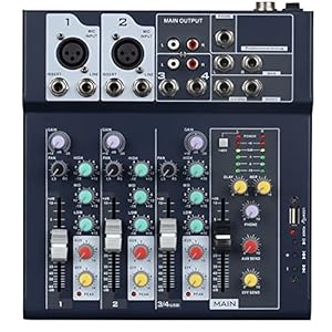 Weymic F4 DJ-Mixer Audiomischpult