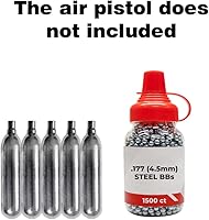 Vista 1 de Wearable4U 5 tanques de CO2 y paquete de 1500 unidades de acero BBS Bundle