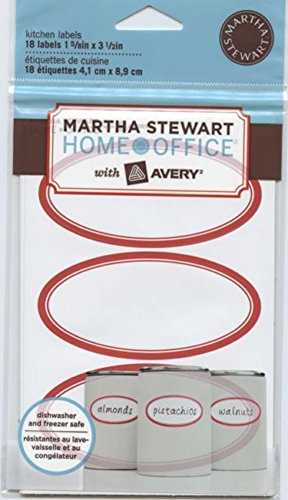 Martha Stewart Home Office Kitchen Labels 1 5/8 X 3 1/2