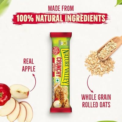 Nature Valley Crunchy Granola Bars, Apple Crisp, Limited Edition Box, 12 Bars, 8.94 oz (6 Pouches) (Pack of 6)