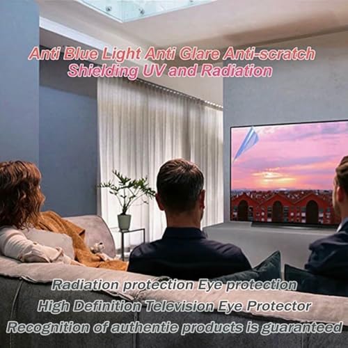 Pellicola protettiva opaca antiriflesso per monitor da 40-50" - Filtro antigraffio per alleviare l'affaticamento degli occhi e ammorbidire la luce per interni ed esterni