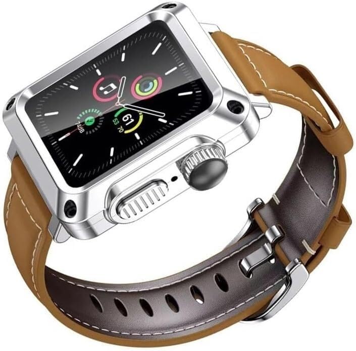 Bracelet en cuir pour Apple Watch idéal du bureau au dîner - 2