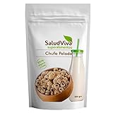Chufa Pelada Salud Viva Bio 200 g, ecológica, 100% chufas peladas, sin gluten, tubérculo natural de cultivo ecológico, formato práctico para despensa y consumo diario.