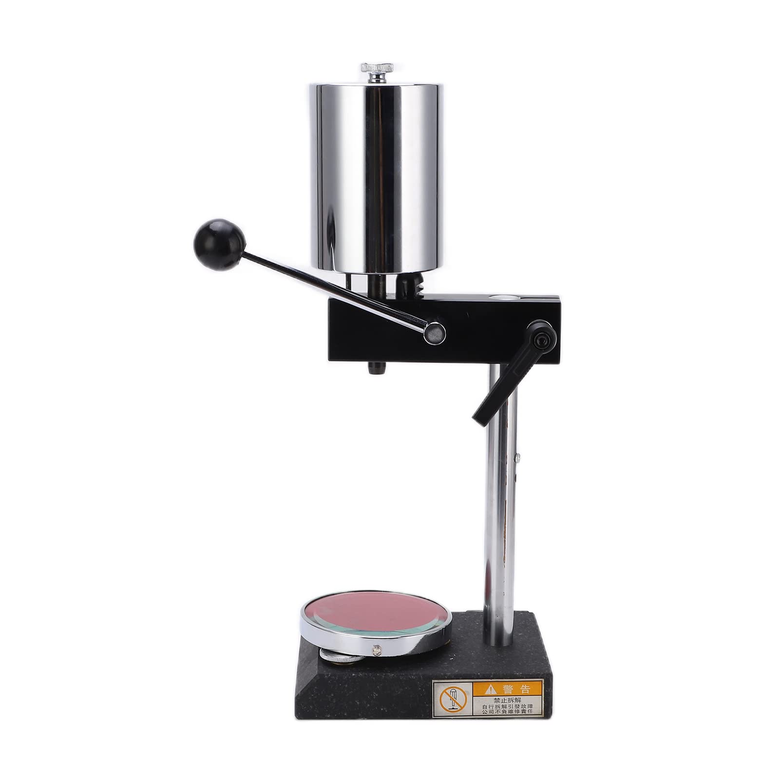 Hyuduo Soporte para Probador de Dureza, Base de Hierro y Mármol, Soporte para Durómetro Shore para Pruebas de Caucho, Plataforma de 6,3 X 4,7 Pulgadas para Laboratorios