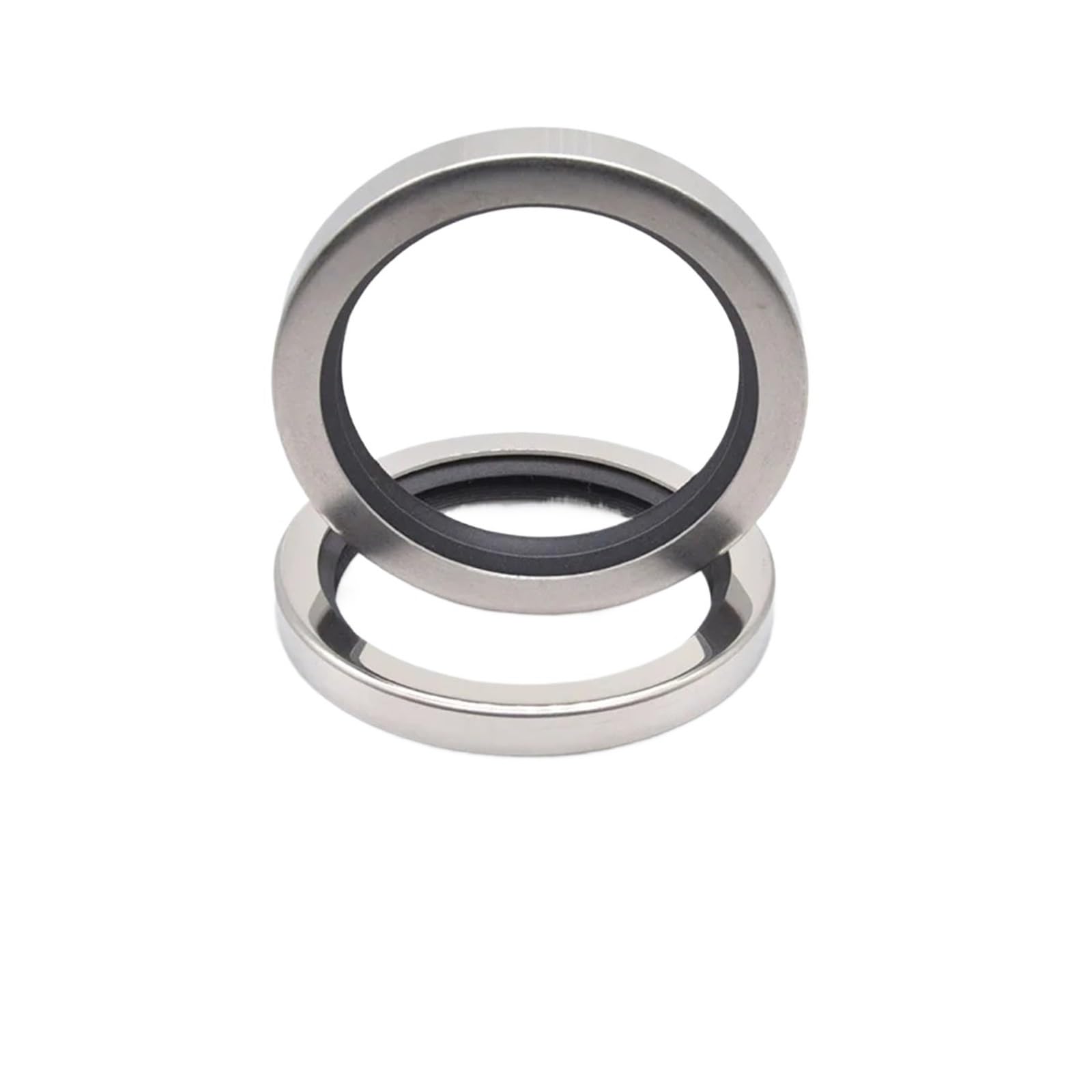 LEOTNNDQ 1pcs 50 * 68 * 8 Oil Seal With Stainless Steel Housing Single lip and Dual Lip Screw Air Compressor Spare Parts(50x68x8 CDLBDBK)