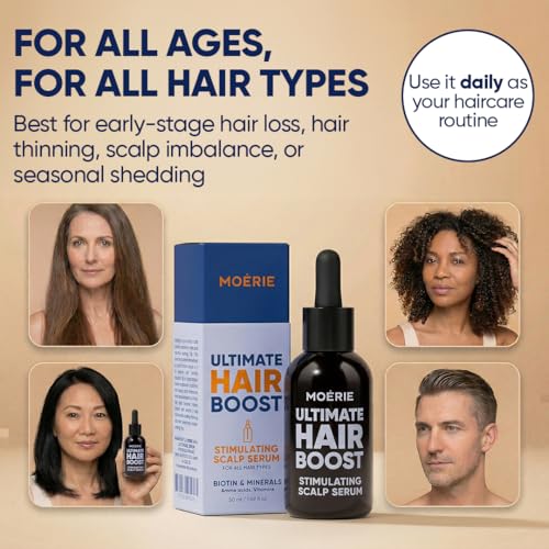 MOERIE Ultimate Hair Growth Serum 50ml — Caffeine + Biotin Scalp Serum — view 6