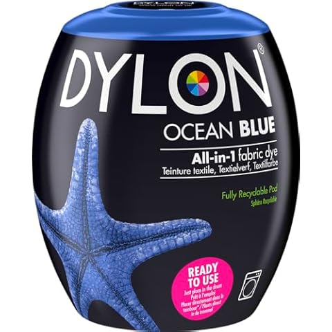 DYLON Ocean Blue Fabric Dye Pod, 350g Cover