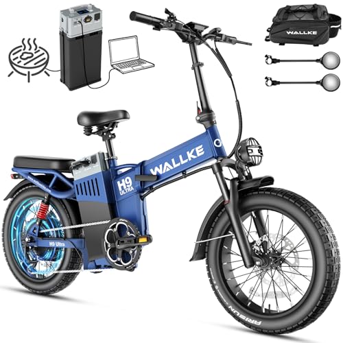 Wallke H9 ULTRA 2-in-1 4000W Electric Bike for Adults &