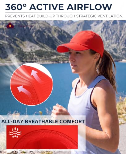 Image of Home Prefer Reflective Water Repellent Quick Dry Airy UPF50+ Sun Hat for Men Women Outdoor Sports Baseball Caps Unisex
