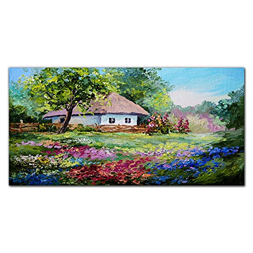 Décoration tableau en verre Coloray 100x50cm résistant à l'humidité