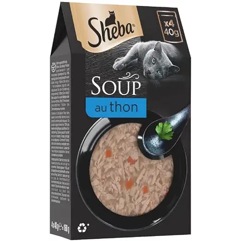 Sheba Soupe de Thon pour Chat Cover