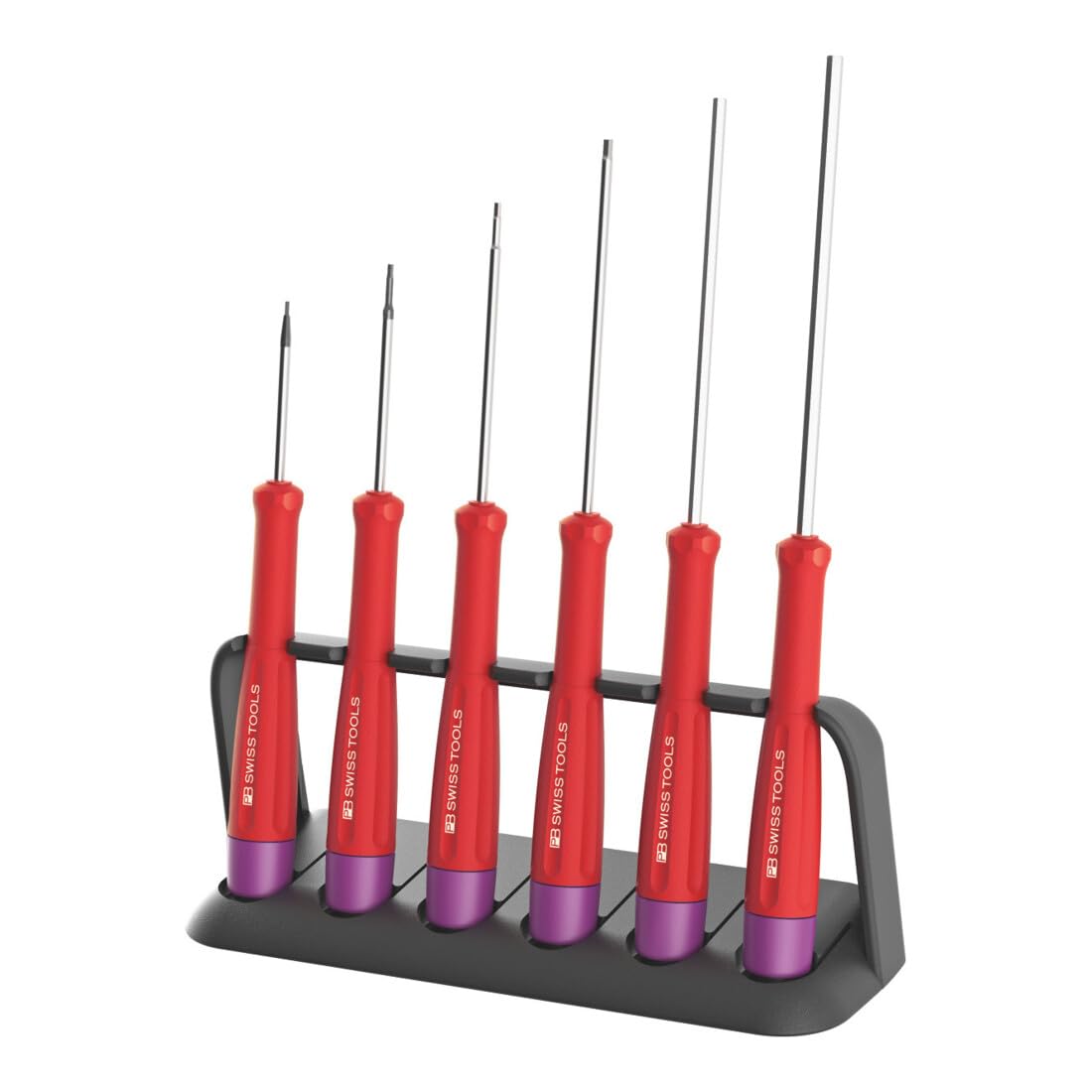 PB Swiss Tools Sześciokątny zestaw wkrętaków elektronicznych, 6-częściowy