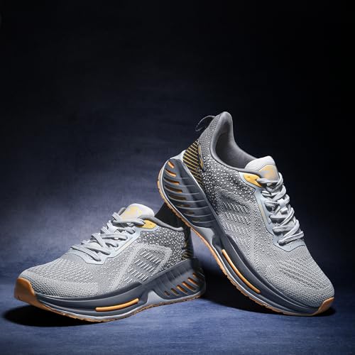 Image of ASIAN Powerplay-32 Men's Running Shoes | Knit Upper, Lateral & Arch Support, Energy Return Memory Foam Shoes & Stable Grip Outsole | Ideal Boys Shoes for Running, Training