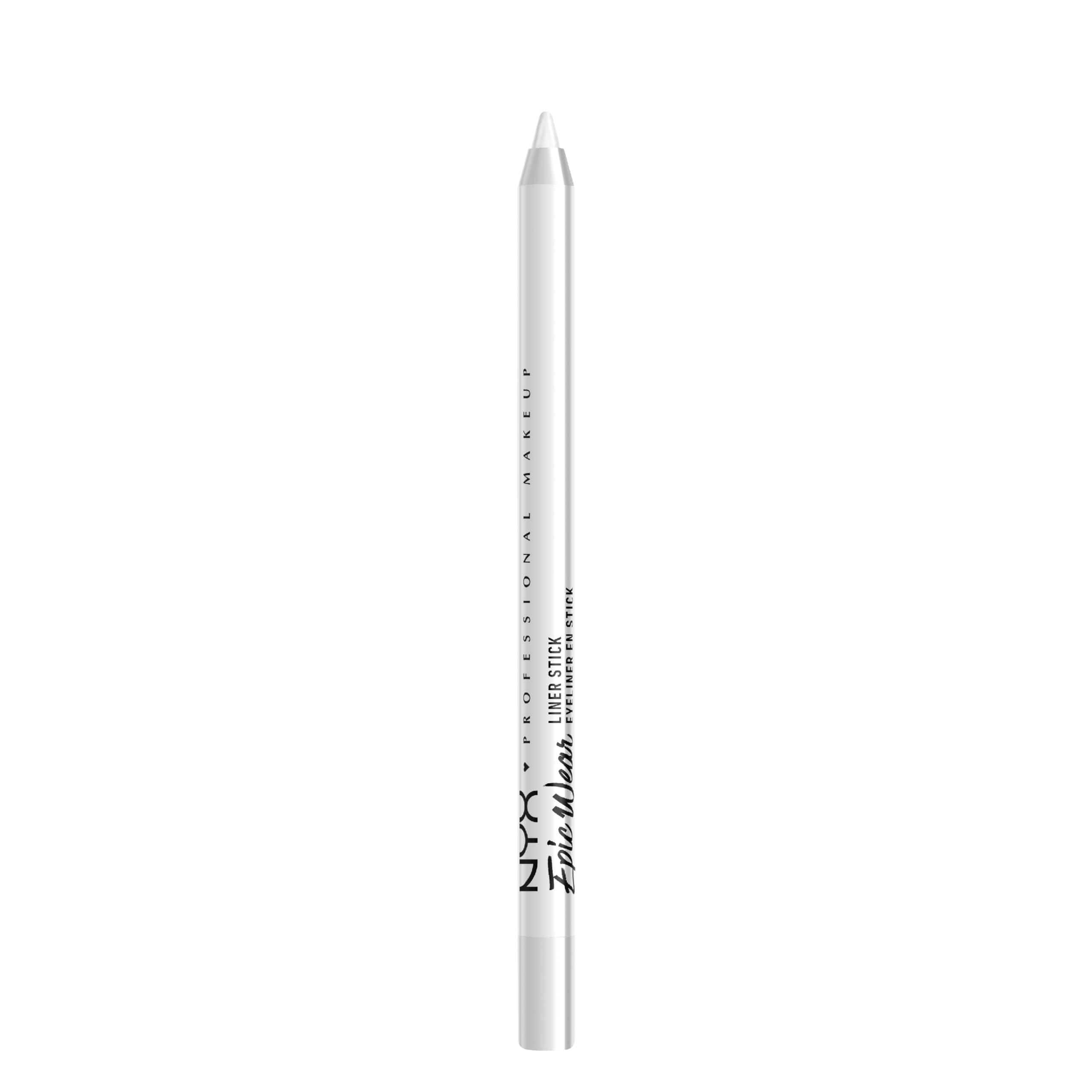 NYX Professional Makeup Eye Liner, Epic Wear Long Lasting Liner Stick, Up to 36 Hours of Waterproof, Smudge-Proof and Fade-Proof Colour, Shade Pure White, 1.2g