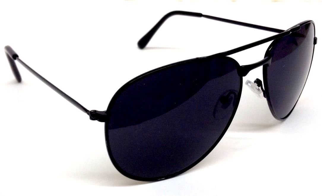 The Fly PelicanBlack Pilot Aviator Sunglasses Dark Lenses