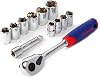 WORKPRO WP202557 12 Pieces 3/8’’ CR-V Metric Professional Socket Set