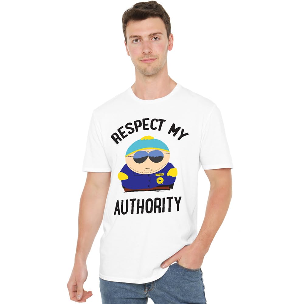 South Park Respect Unisex T Shirt, Royal, XXXX-Large