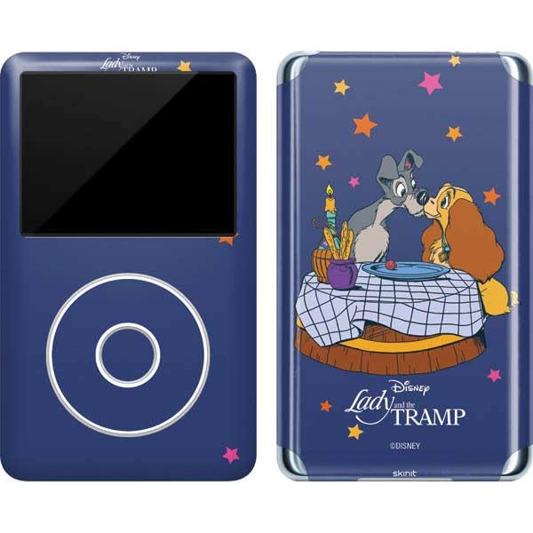 Skinit Decal MP3 Player Skin Compatible with iPod Classic (6th Gen) 80GB - Officially Licensed Disney Lady & The Tramp Bella Notte Design