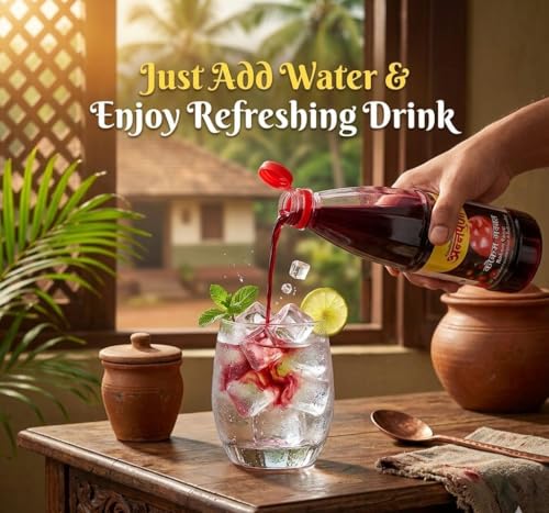 Image of Gondhalekar's अन्नपुर्णा Kokam Syrup- 500 ml (Pack of 2) | Natural Summer Cooler | Refreshing Kokum Drink Concentrate | Traditional Ayurvedic Beverage | No Artificial Colours | Helps Beat Heat & Aids Digestion