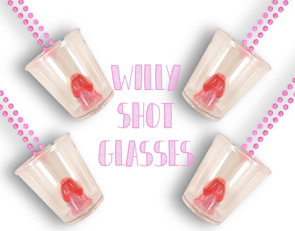 Bicchieri Da Shot Addio Al Nubilato - Set 14 Pezzi | Team Bride Rosa E Bianco - Foto 12