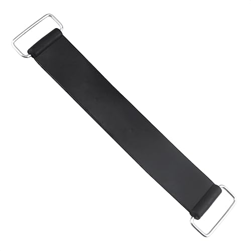 Correa de goma para batería de motocicleta, Bettery Soporte fijo Cinturón de ciclomotor Piezas de vendaje elástico negro Accesorios de scooter