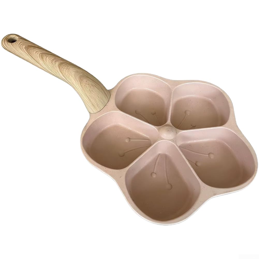 Poêle à œufs en forme de fleur antiadhésive pour cuire sans attacher