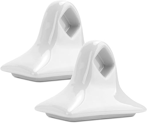 Toallero de cerámica blanca para barra de toallero, soportes para poste de porcelana, juego de azulejos de porcelana, accesorio de baño esmaltado