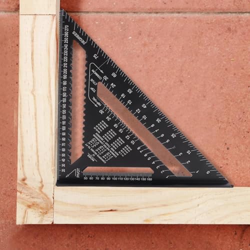 Regla Triángulo de Ángulo Recto de Aluminio para Carpintería miniatura 2