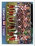 2022 Panini World Cup Qatar Stickers Soccer #CRO1 Team Photo Croatia Group F Officially Licensed Sticker Single Card (small, paper thin 49x69 mm)